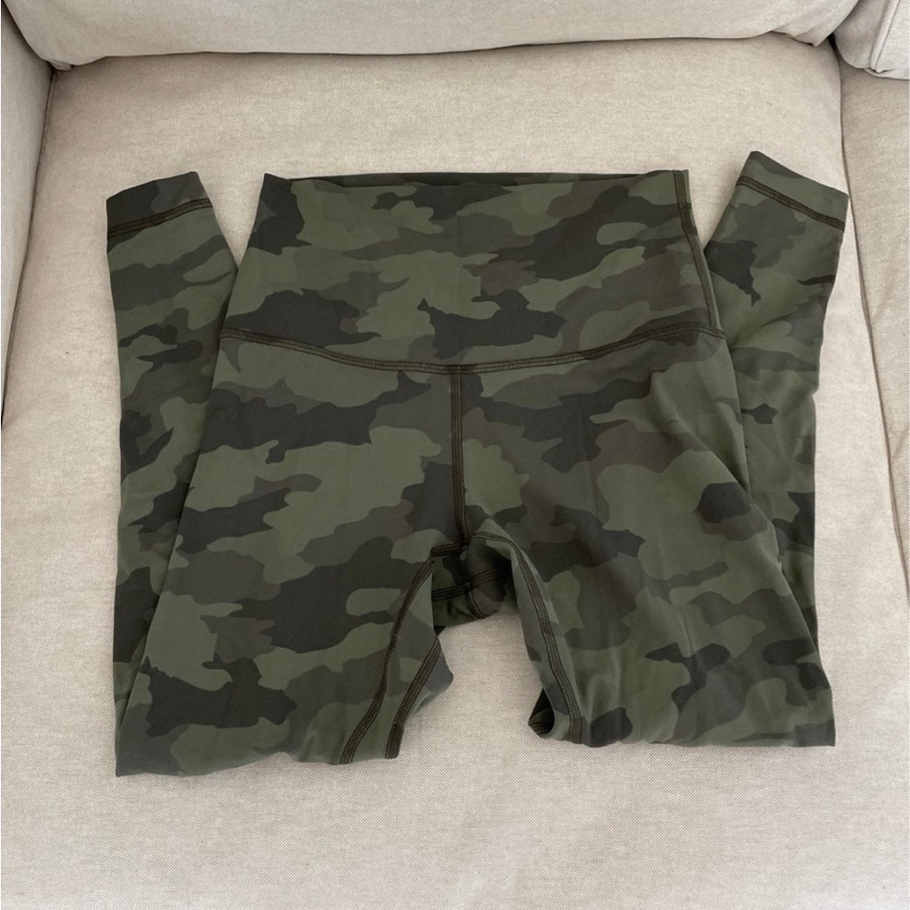 Lululemon align leggings green camo